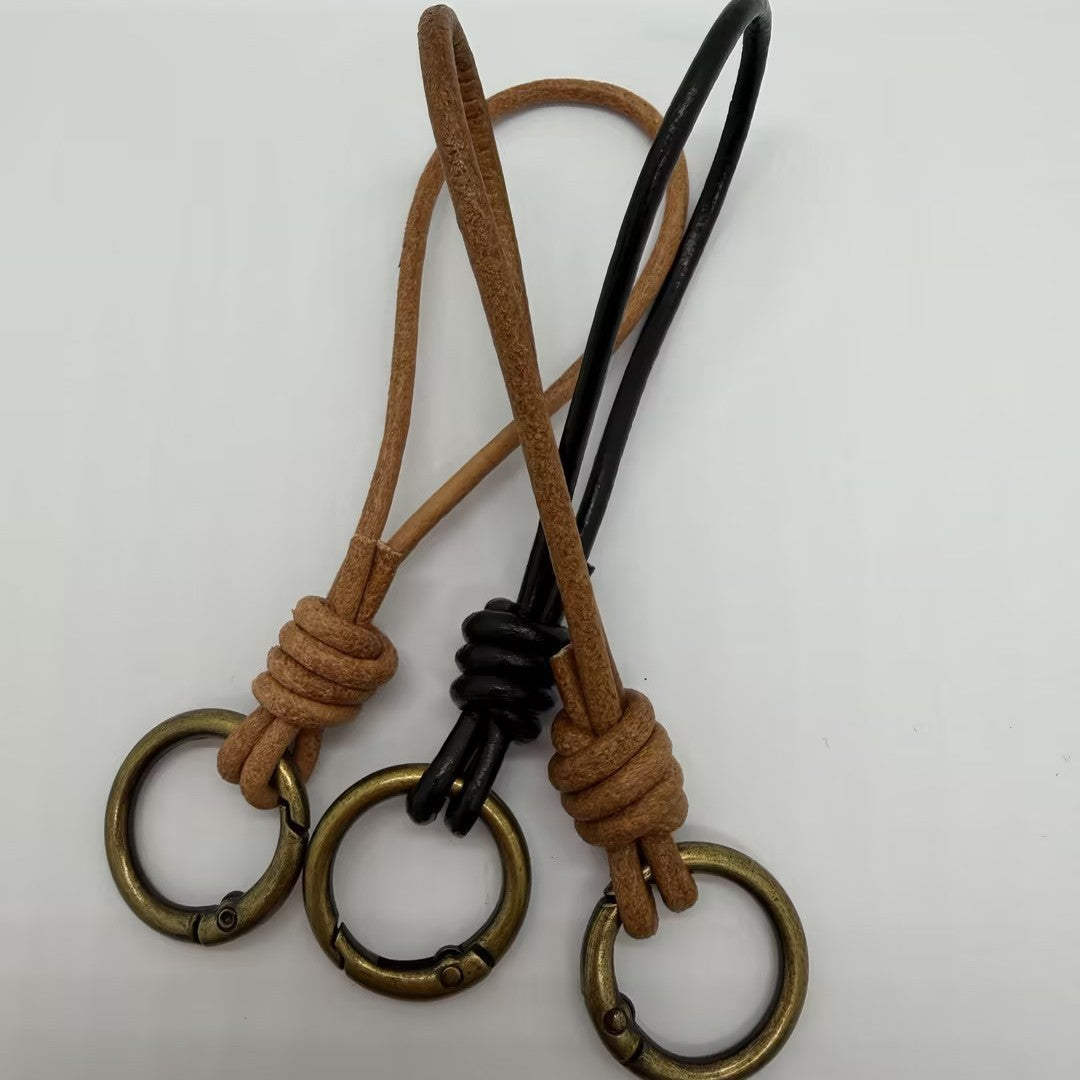 Handgemachter Leder-Schlüsselanhänger Brehn