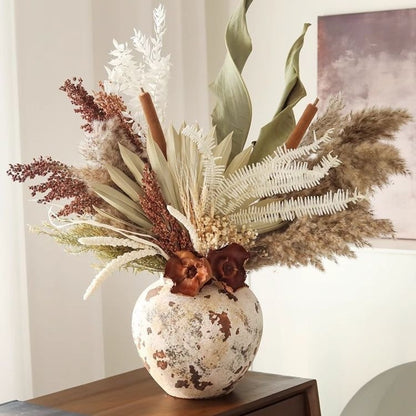 Bohemian getrocknete Blumenarrangement