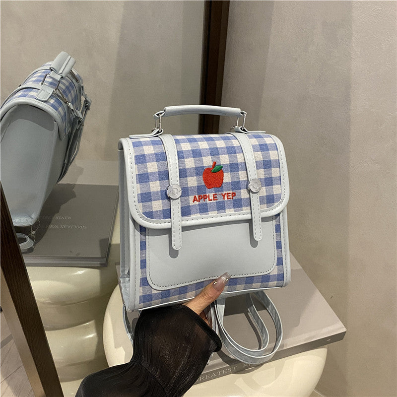 Verspielt Karierter Mini-Rucksack Brehn