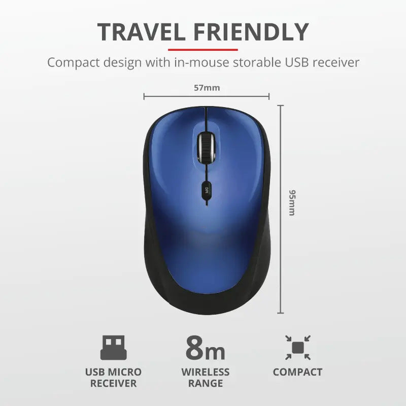 Ergonomische Kabellose Computermaus mit Präzisionssensors Brehn