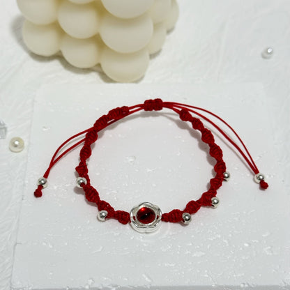 Verstellbares Floral Charm Armband Brehn