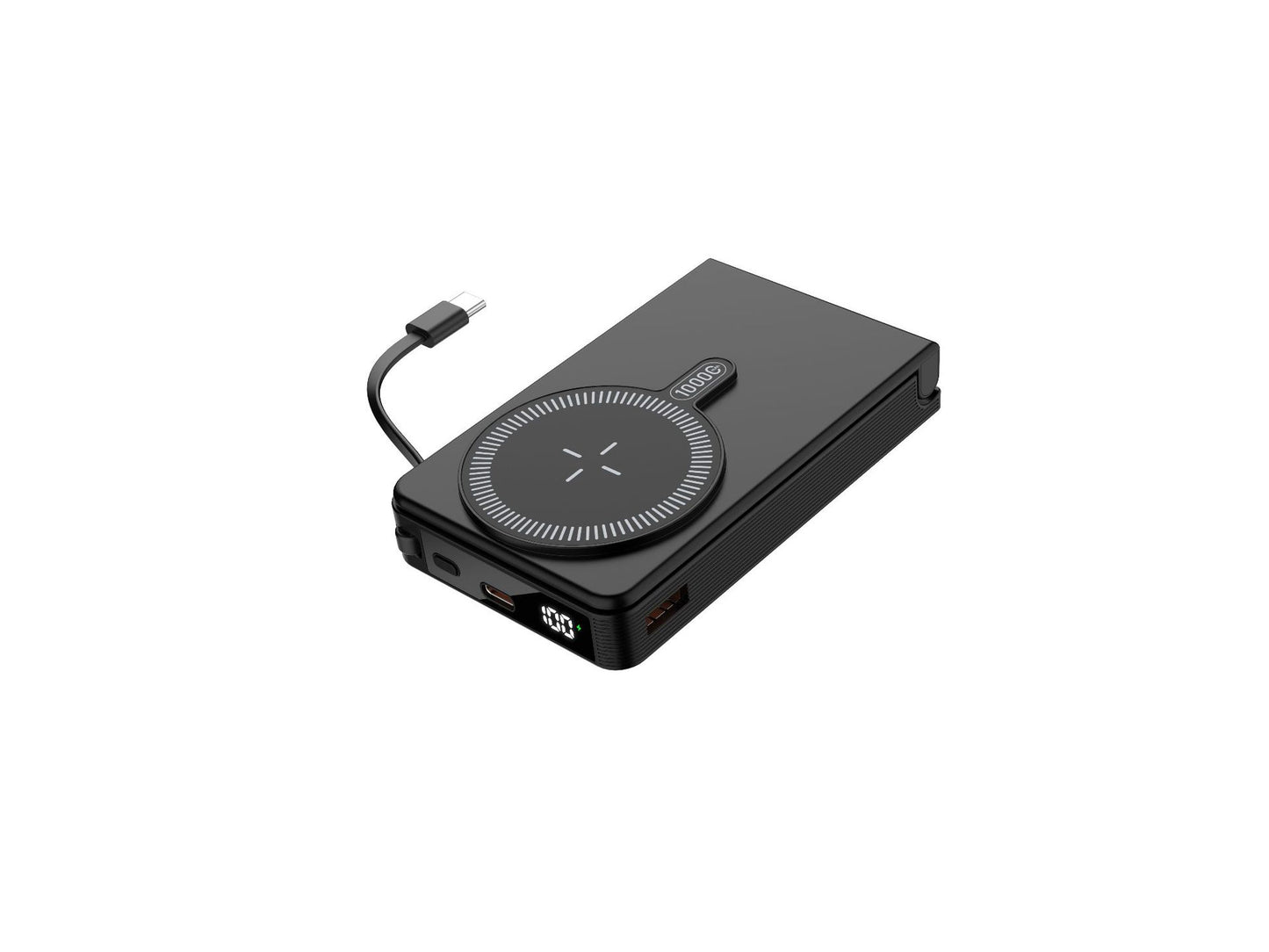 Tragbare Powerbank mit Schneller Induktionsladefunktion und Digitaler Ladestandanzeige Brehn