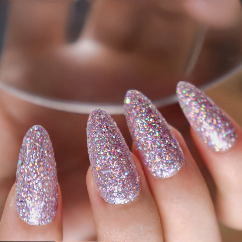 Glamouröser Glitter Press-On Nagel Set Brehn