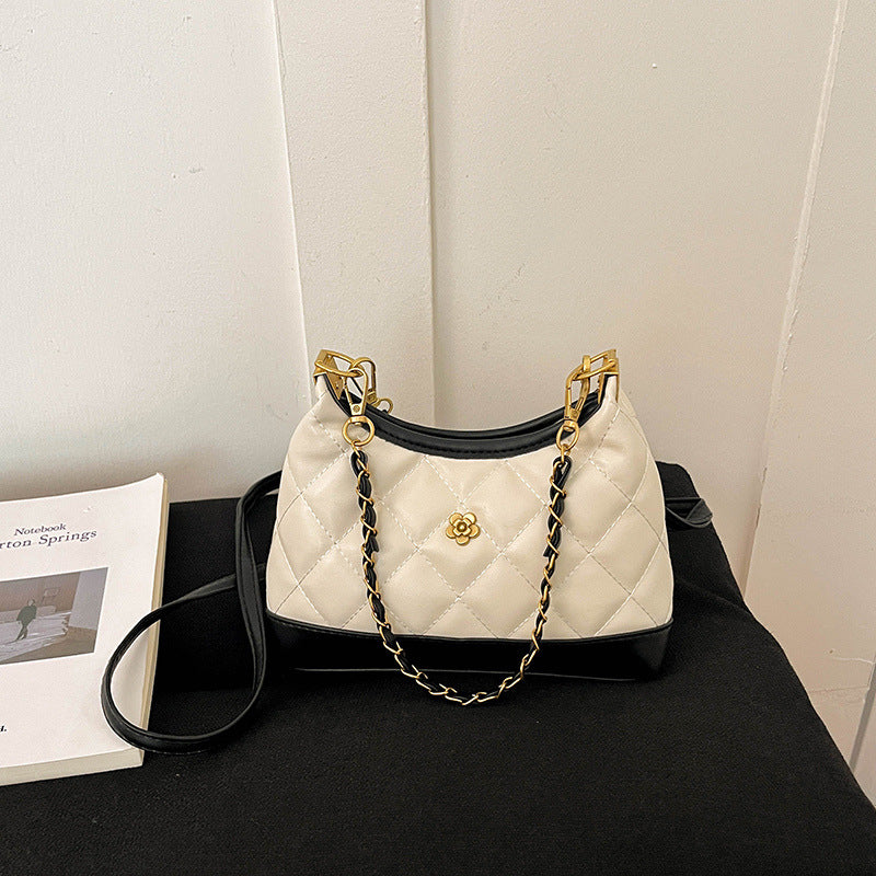 Elegante gesteppte Schultertasche