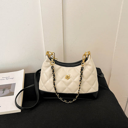 Elegante gesteppte Schultertasche