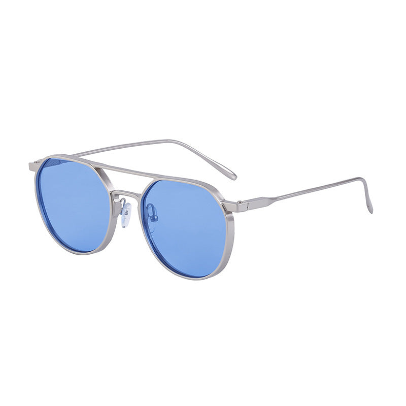 Damen modische Sonnenbrille im stilvollen runden Design Brehn