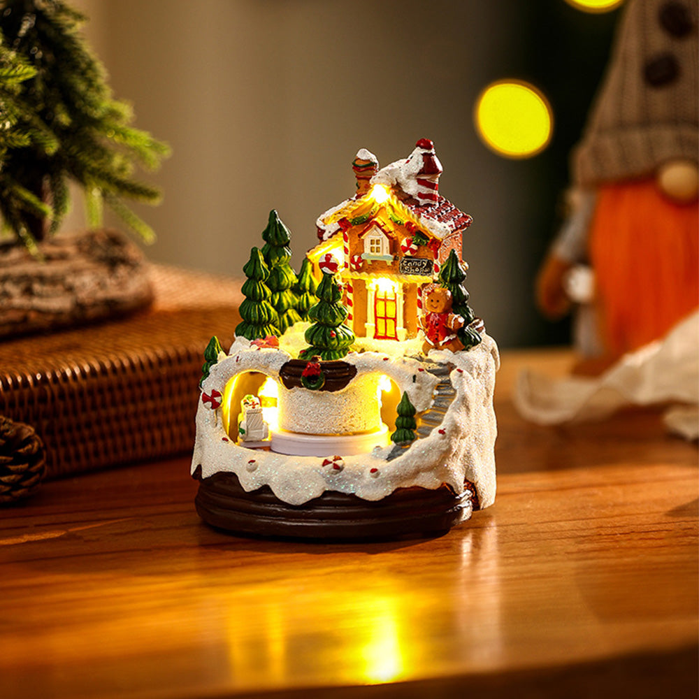 Brehn | Weihnachtsornament mit LED-Lichtern und Musik