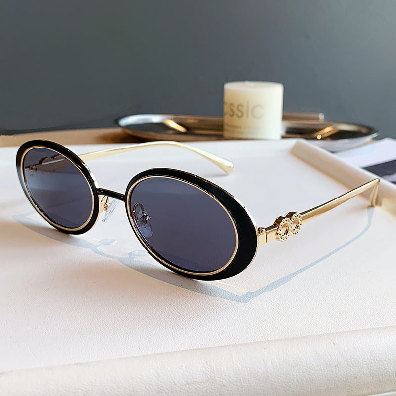 Damen modische Sonnenbrille mit stilvollem ozeanischen Design Brehn