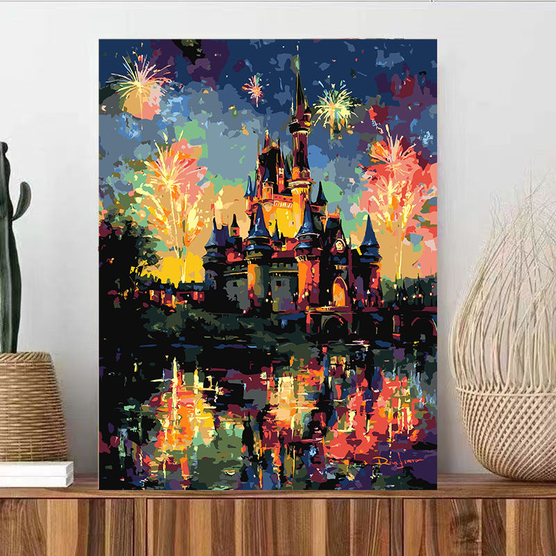 Fantasy Landschaft Leinwand Kunstdruck Brehn