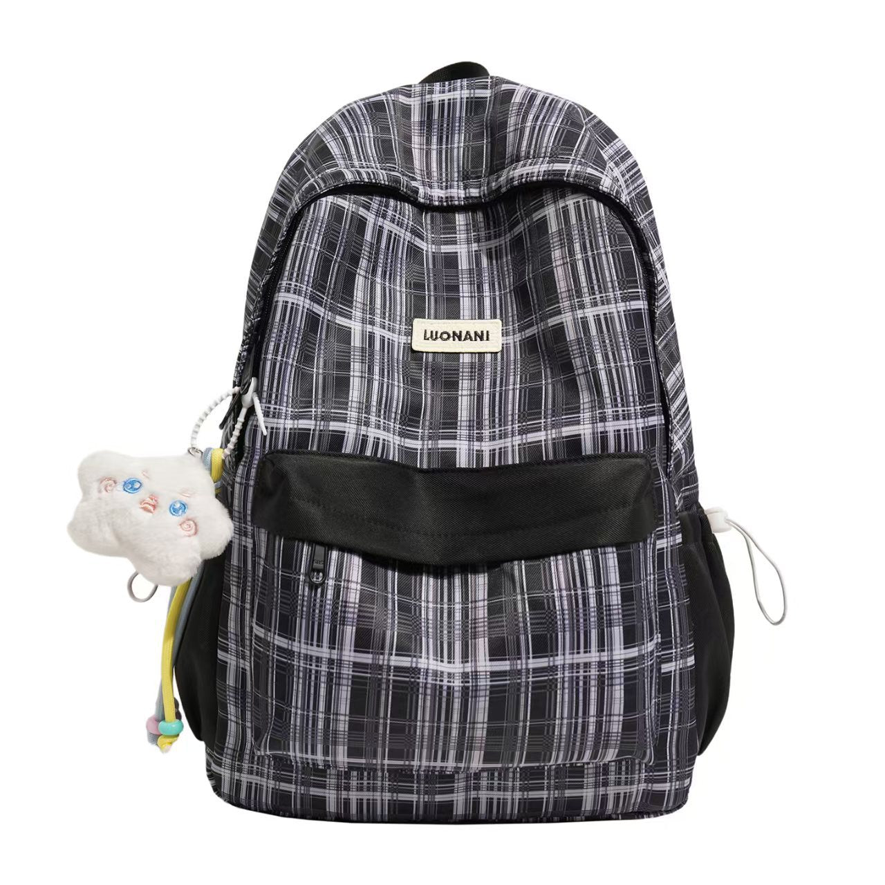 Klassischer Karierte Rucksack Brehn