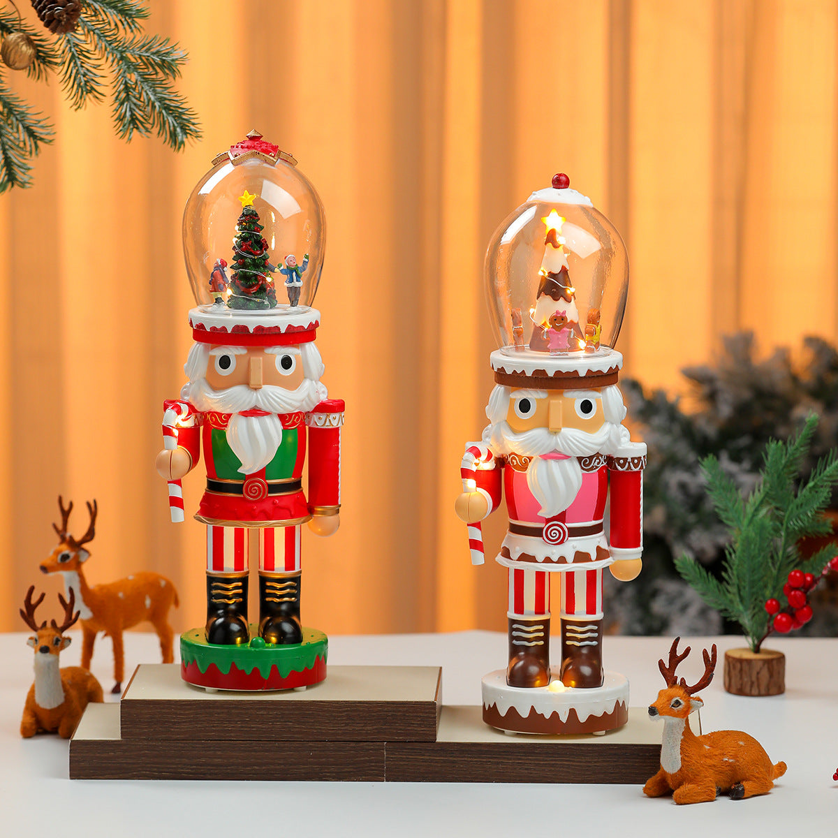 Beleuchtete Nussknacker Figurine Brehn