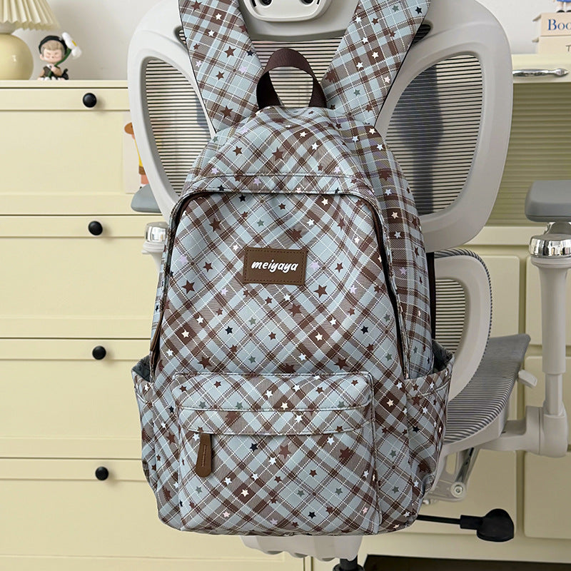 Stylischer leichter Rucksack mit niedlichem Teddybär-Schlüsselanhänger Brehn