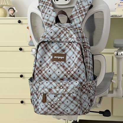 Stylischer leichter Rucksack mit niedlichem Teddybär-Schlüsselanhänger Brehn