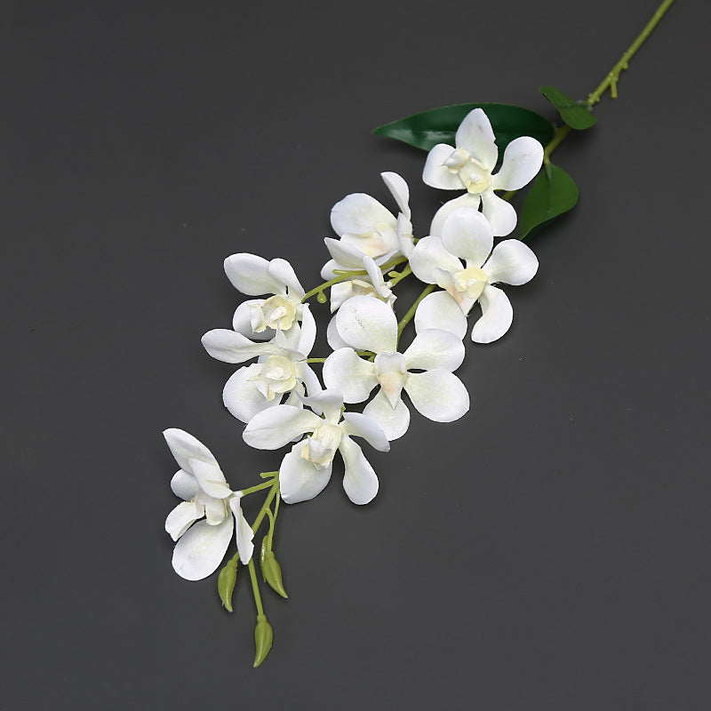 Elegante Faux-Orchideenstängel für die Heimdekoration