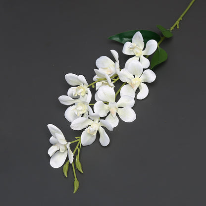 Elegante Faux-Orchideenstängel für die Heimdekoration