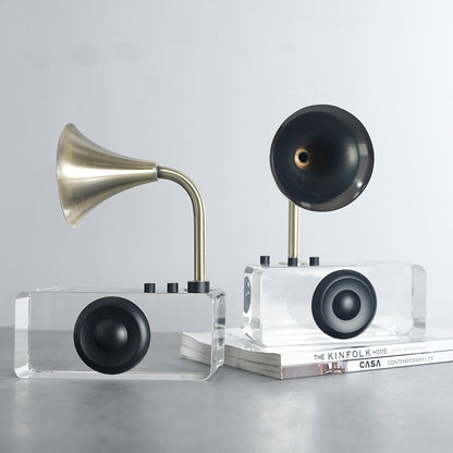 Vintage-inspirierter Bluetooth-Grammophon-Lautsprecher