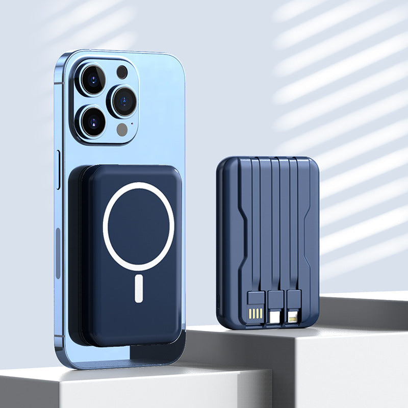 Magnetische Powerbank mit Schnellladefunktion Brehn