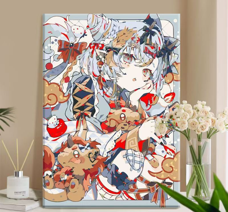 Verspielt Anime-Themen Canvas Kunstdruck Brehn