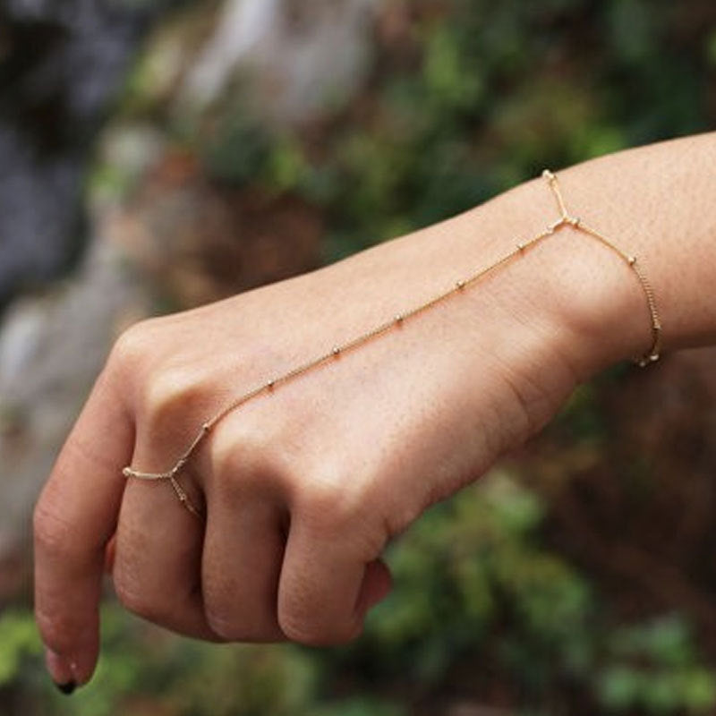 Glamouröse verstellbare Kettenfesselarmband Brehn