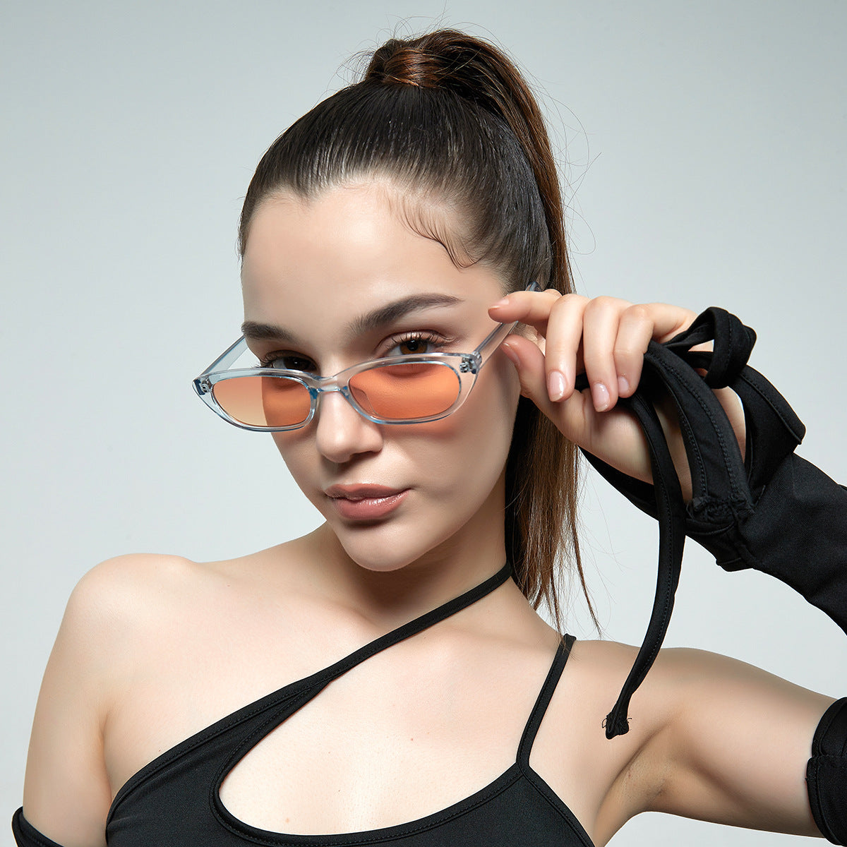 Damen modische Sonnenbrille mit einzigartigem Design und UV-Schutz Brehn