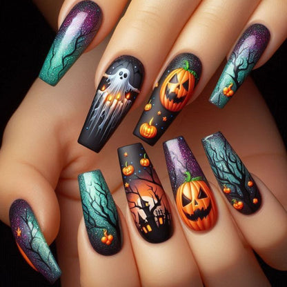 Halloween-Themen 3D Acryl-Nageldesign Set Brehn 1789713451