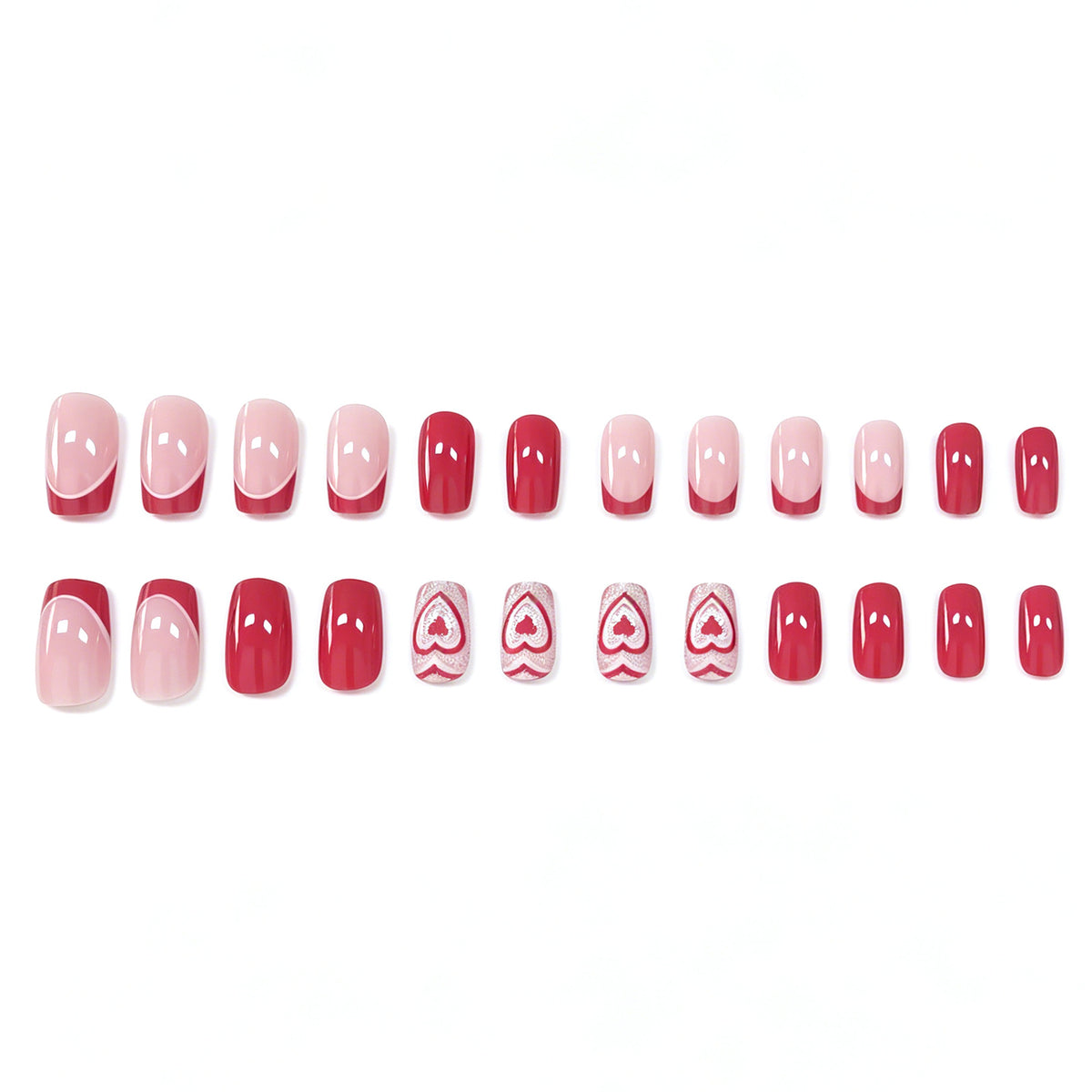 Herz-inspiriertes Nagelkunst-Kit Brehn