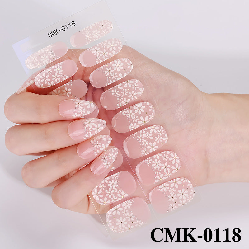 Elegante Ombre-Nagelsticker