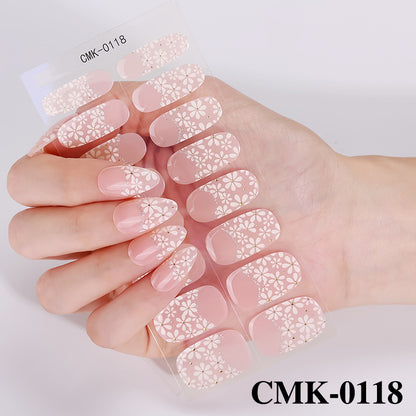 Elegante Ombre-Nagelsticker