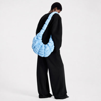 Zeitgemäße gestepptes Handtasche