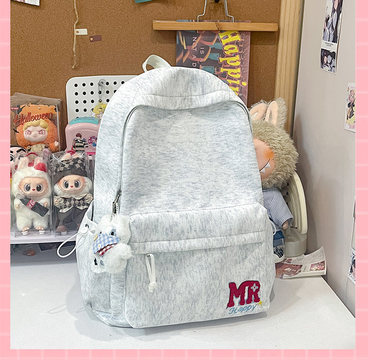 Lässiger Mehrfach-Taschen Schulrucksack