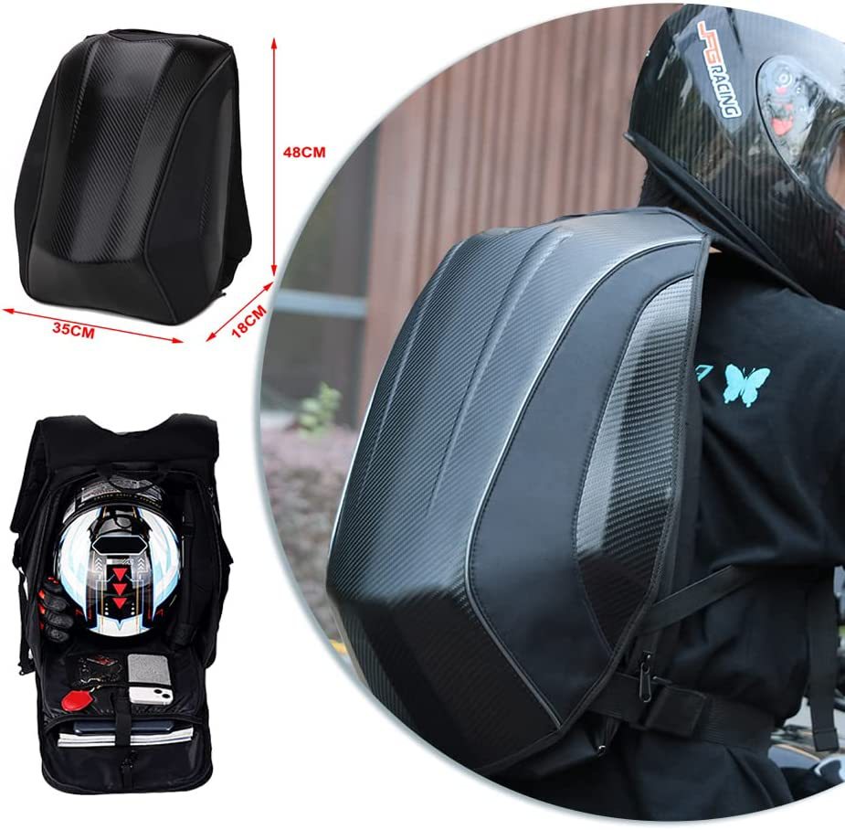 Carbonfaser strukturierter Rucksack Brehn