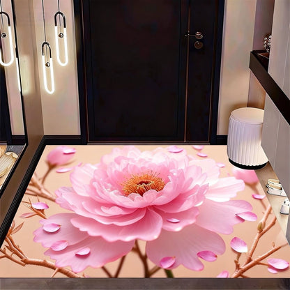 Blumendesign Teppich