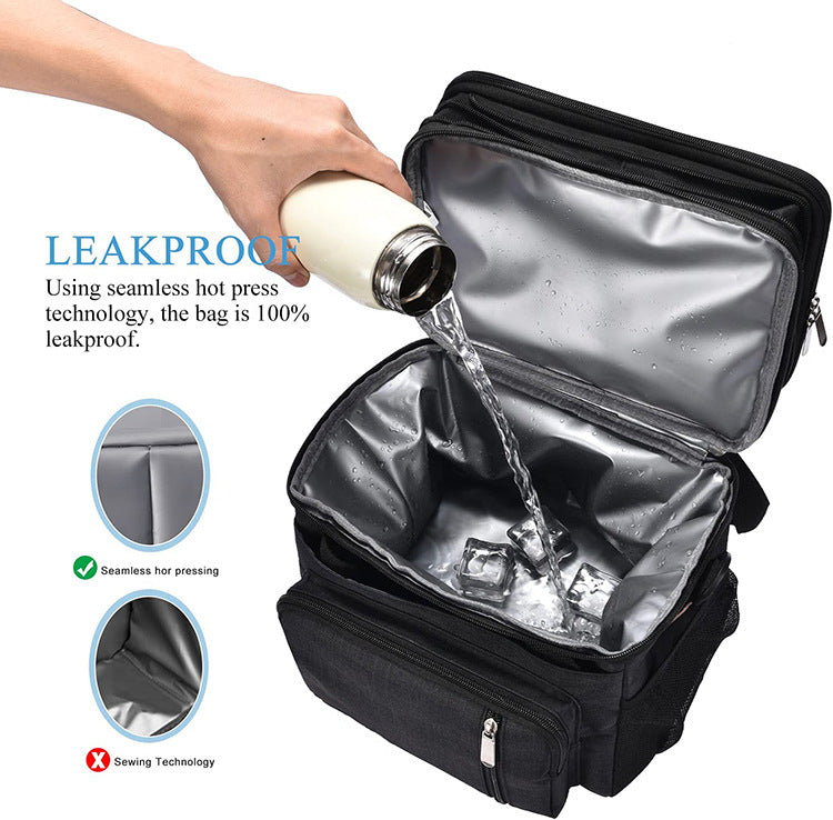Isolierte Mehrfach-Abteil Lebensmittel-Liefer-Rucksack Brehn