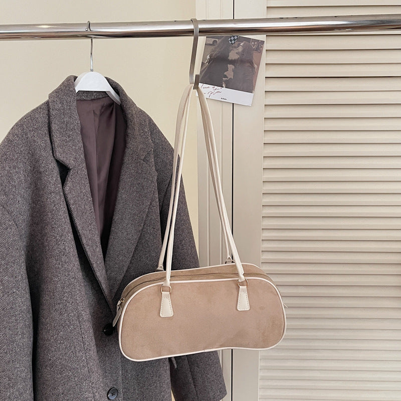 WoChic Faux Wildleder Handtasche Brehn