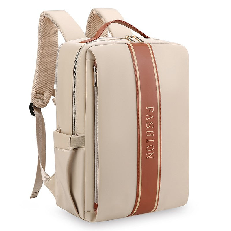 Stylischer strukturierter Laptop-Rucksack Brehn