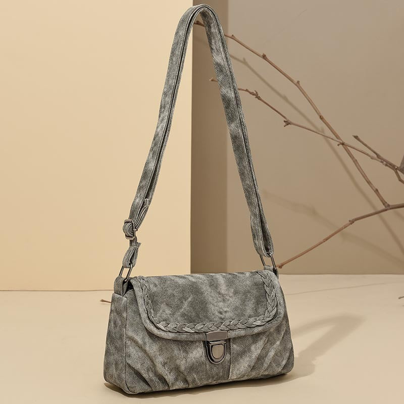 Stylische geflochtene Handtasche