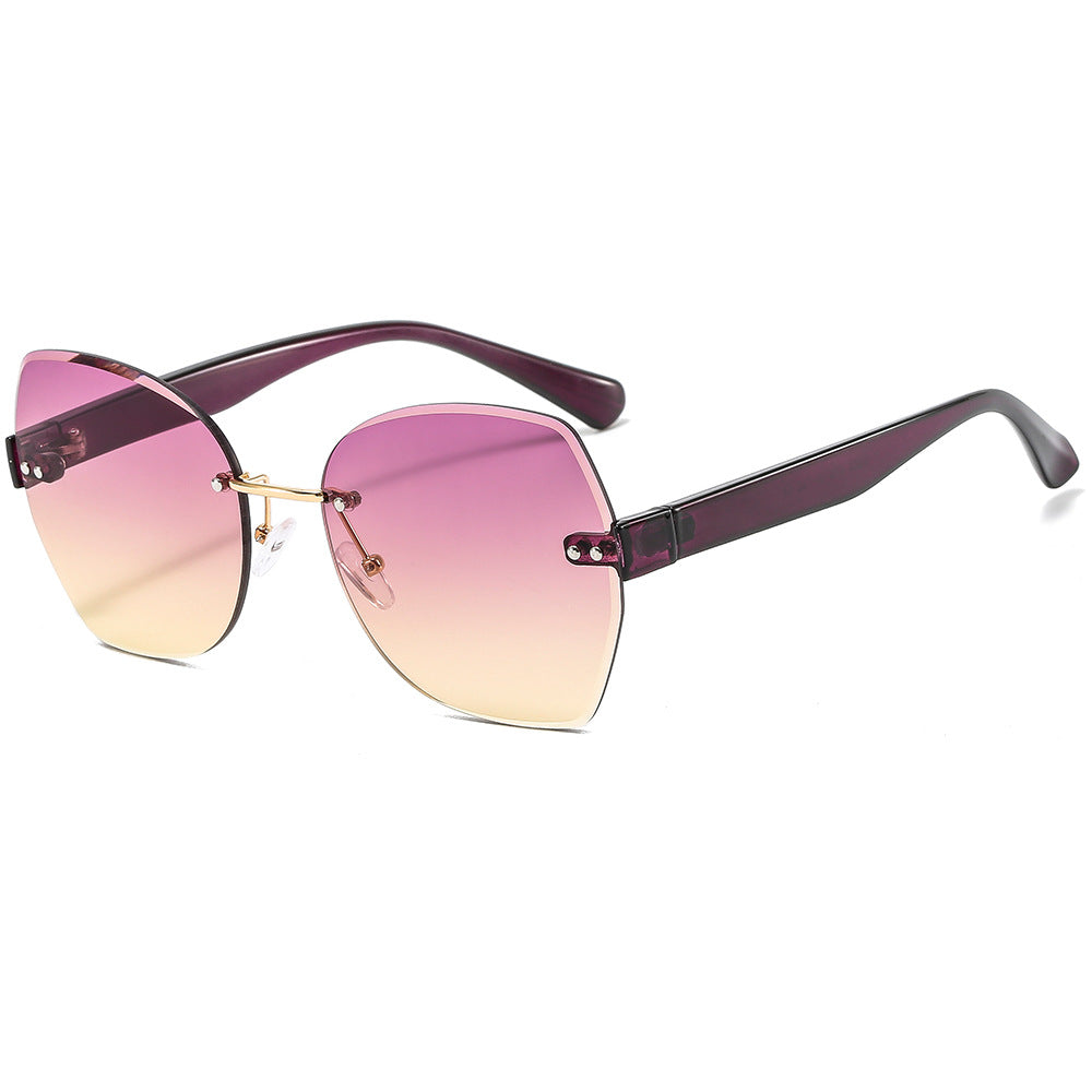 Oversized Geometrische Sonnenbrille Klassischer Stil
