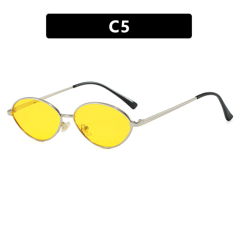 Damen modische Sonnenbrille mit ovalem Design und polarisierten Gläsern Brehn
