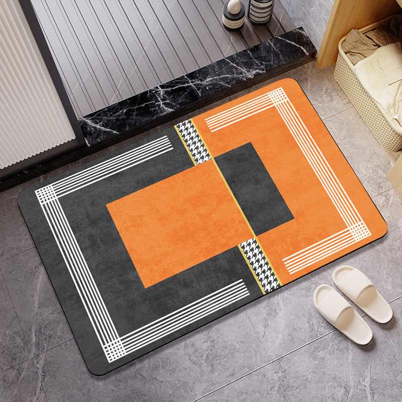 Abstract Muster Rutschfeste Badezimmermatte Brehn