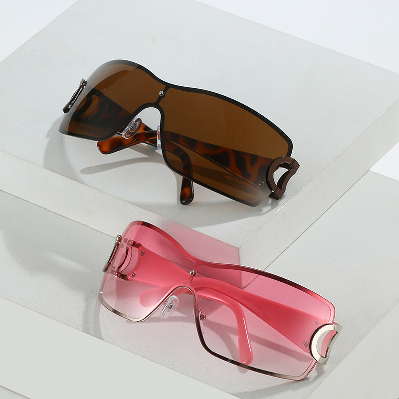 Stylische Chunky Quadratrahmen Sonnenbrillen Brehn