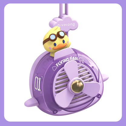 Unisex Tragbarer Mini-Ventilator mit süßem Tierdesign Brehn