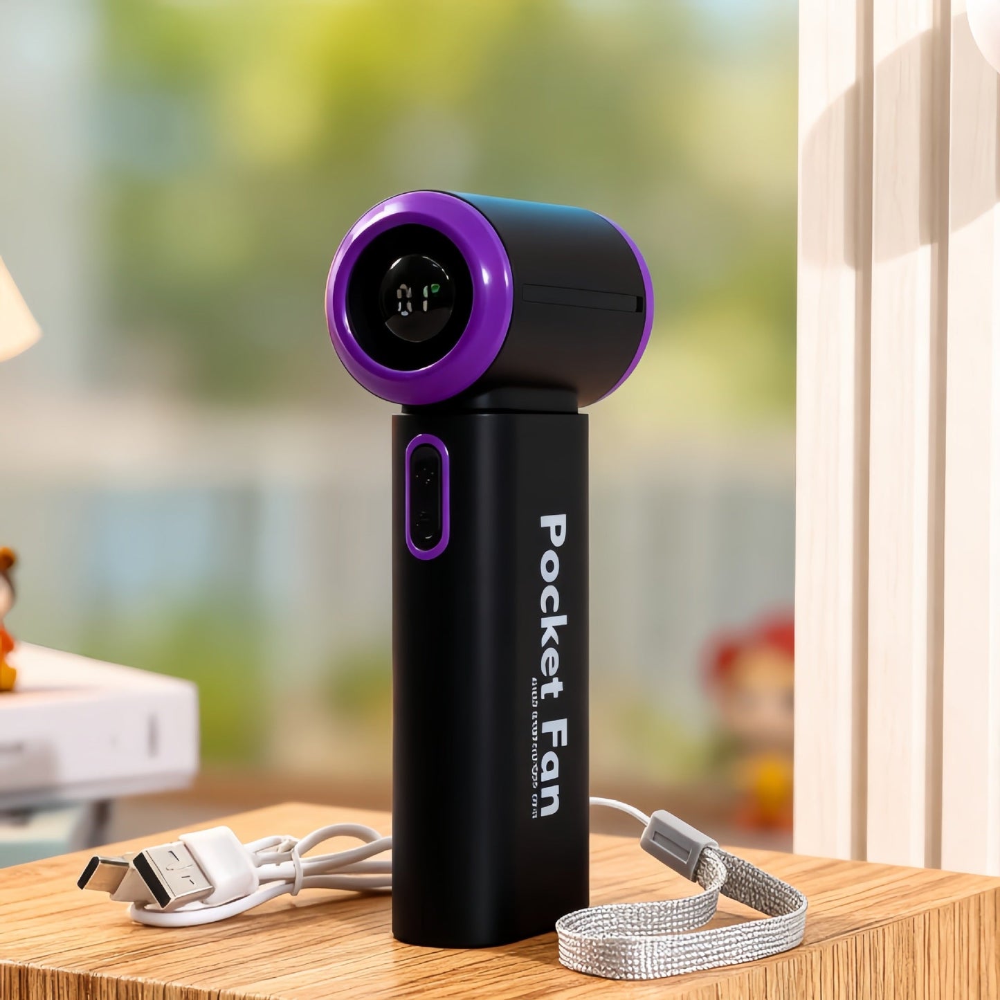 Damen Tragbarer Mini Ventilator mit USB-Ladefunktion und leichtem Design Brehn