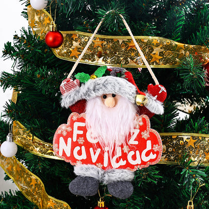 Festliche Weihnachtsbaumdekoration mit Schneemann-Motiv Brehn