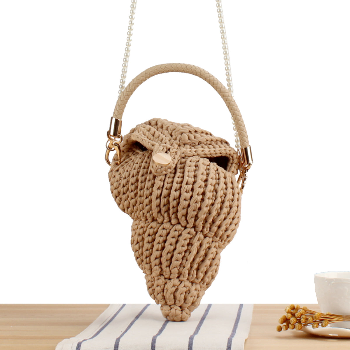 Handtasche Im Muschel-Design Brehn