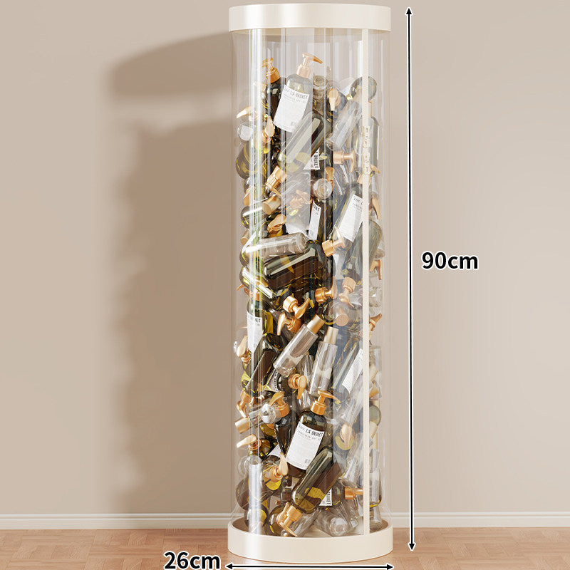 Hohe klare acryl vertikale Display-Zylinder für Mini-Parfüm- & Probeflaschen-Sammlung
