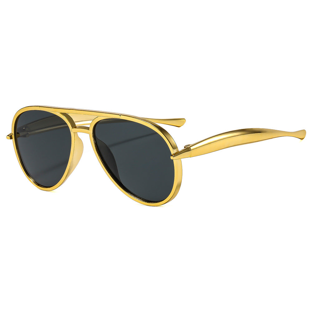 Herren Premium Metallrahmen Aviator Sonnenbrille Brehn