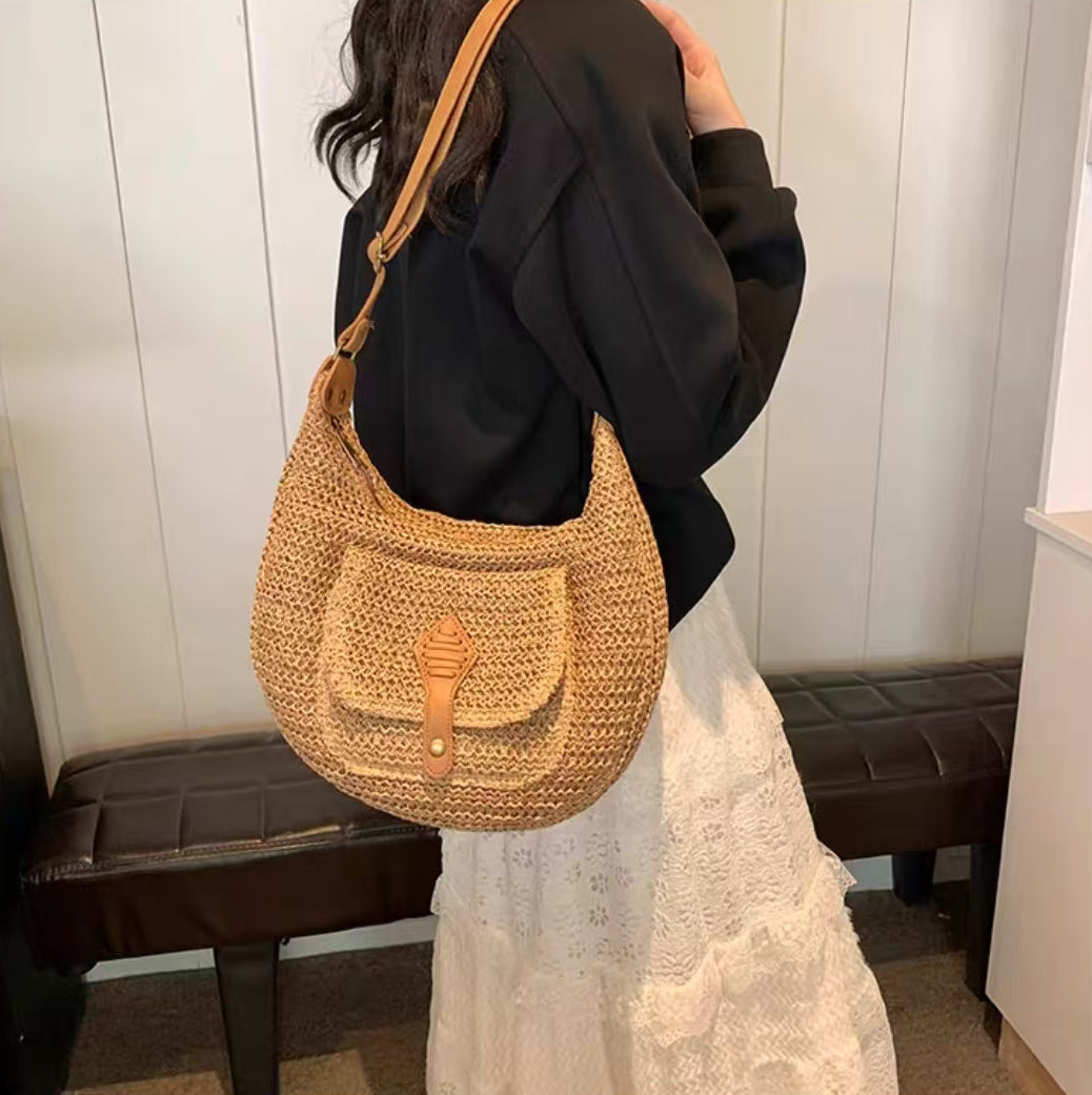 Handgefertigte Umhängetasche Im Modernen Boho-Stil Brehn