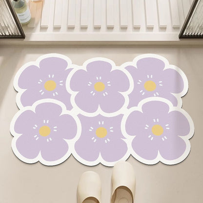 Dekorativer Floral Fußmatte