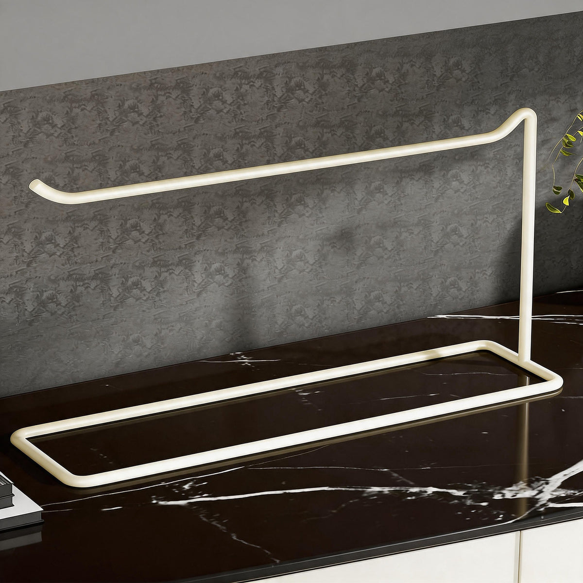 Slim Desktop Schlüsselanhänger & Zubehör Hängeständer mit minimalem Metallrahmen