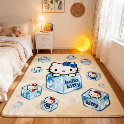 Hello Kitty-Themen Plüsch Fußmatte Brehn